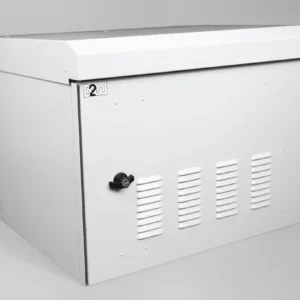 W50 – Womer Mini Outdoor Alumínio Poste/Parede: Proteção Compacta e Versátil