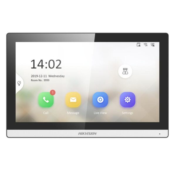 DS-KH6350-WTE1 - TELA INTERNA PARA VÍDEO PORTEIRO COLETIVO - HIKVISION